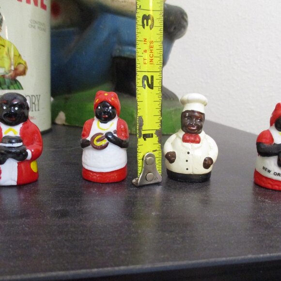 FINAL SALE! Vintage‎ Thimble Collection 4 Black Americana, chef, bakers, etc - Picture 5 of 7